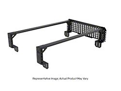 12.50-Inch Truck Bed Rack; Silver Bars (05-23 Tacoma)