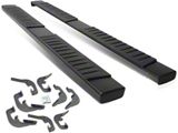 6-Inch Running Boards; Black (07-10 Silverado 3500 HD Crew Cab; 11-19 6.0L Silverado 3500 HD Crew Cab)