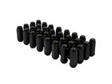 Black Bulge Acorn Lug Nut Kit; 14mm x 1.5; Set of 32 (05-26 F-350 Super Duty)