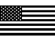 Moonroof Standard Flag Decal; Gloss Black (07-24 Tundra)
