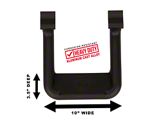 Hoop II Side Step; Black (20-26 Sierra 3500 HD)