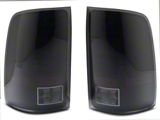 LED Tail Lights; Black Housing; Smoked Lens (07-14 Sierra 2500 HD)