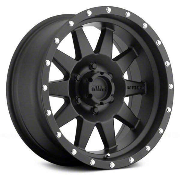 Method Race Wheels RAM 1500 MR301 The Standard Matte Black 8-Lug Wheel ...