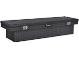 UWS 69-Inch Aluminum Crossover Tool Box; Gloss Black (07-22 Sierra 2500 HD)