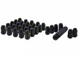 Black Closed End Spline Lug Nuts; M14 x 1.5; Set of 32 (12-26 RAM 3500)