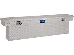 UWS 69-Inch Aluminum Deep Slim-Line Crossover Tool Box; Bright (99-22 Silverado 1500)