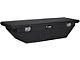 UWS 69-Inch Aluminum Low Profile Angled Crossover Tool Box; Gloss Black (07-21 Tundra w/ 6-1/2-Foot & 8-Foot Bed)