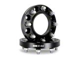 1.25-Inch Wheel Spacers; Black (11-26 Silverado 2500 HD)