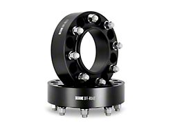 2-Inch Wheel Spacers; Black (07-10 Sierra 3500 HD SRW)