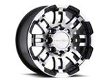 Vision Wheel Warrior Gloss Black Machined 8-Lug Wheel; 18x8.5; 18mm Offset (01-06 Silverado 2500 HD)