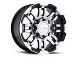 Vision Wheel Warrior Gloss Black Machined 8-Lug Wheel; 18x8.5; 18mm Offset (03-09 RAM 2500)