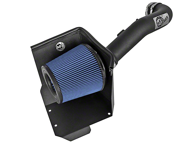 AFE Magnum FORCE Stage 2 Cold Air Intake with Pro 5R Oiled Filter; Black (09-13 6.0L Sierra 2500 HD)