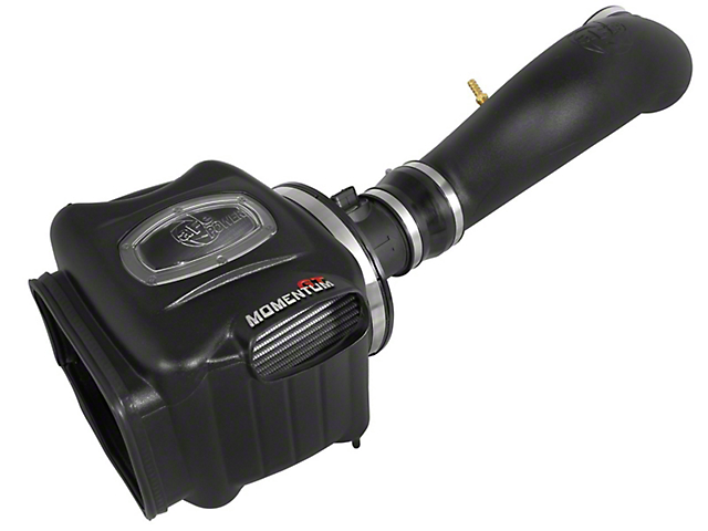 AFE Momentum GT Cold Air Intake with Pro DRY S Filter; Black (07-08 6.0L Sierra 2500 HD)