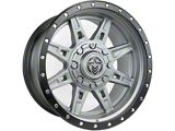 Anthem Off-Road Rogue Titanium Gray 8-Lug Wheel; 17x8.5; 0mm Offset (20-26 Sierra 3500 HD SRW)
