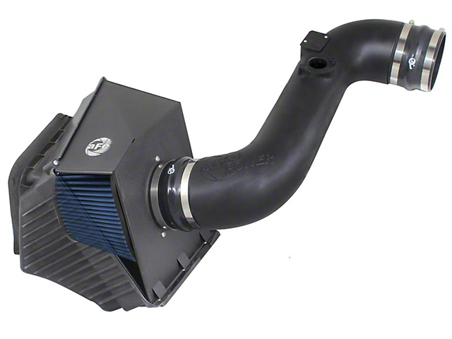 AFE Magnum FORCE Stage 2 Cold Air Intake with Pro 5R Oiled Filter; Black (11-16 6.6L Duramax Sierra 2500 HD)