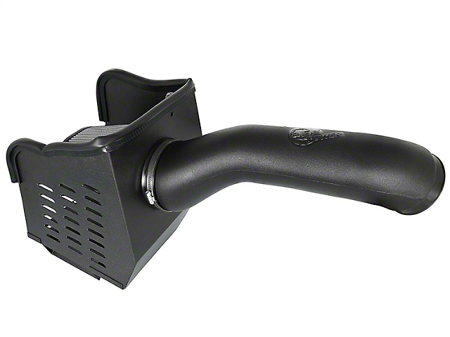 AFE Magnum FORCE Stage 2 Cold Air Intake with Pro DRY S Filter; Black (17-19 6.6L Sierra 2500 HD)