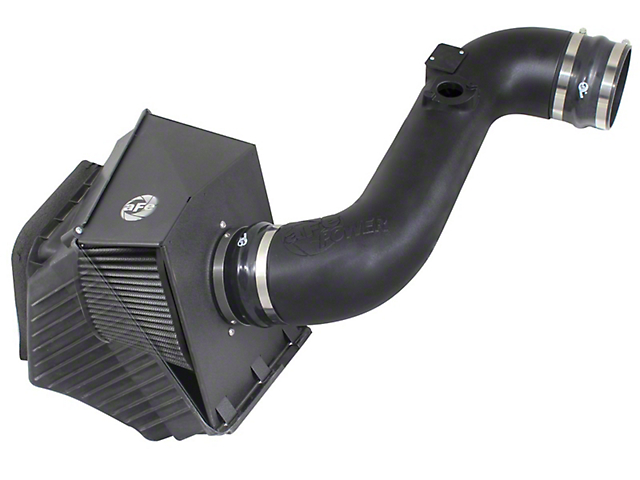 AFE Magnum FORCE Stage 2 Cold Air Intake with Pro DRY S Filter; Black (11-16 6.6L Duramax Sierra 2500 HD)