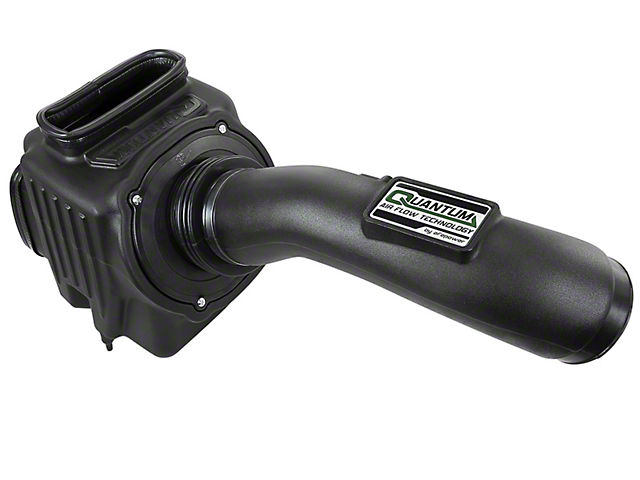 AFE Quantum Cold Air Intake with Pro 5R Oiled Filter; Black (17-19 6.6L Duramax Sierra 2500 HD)