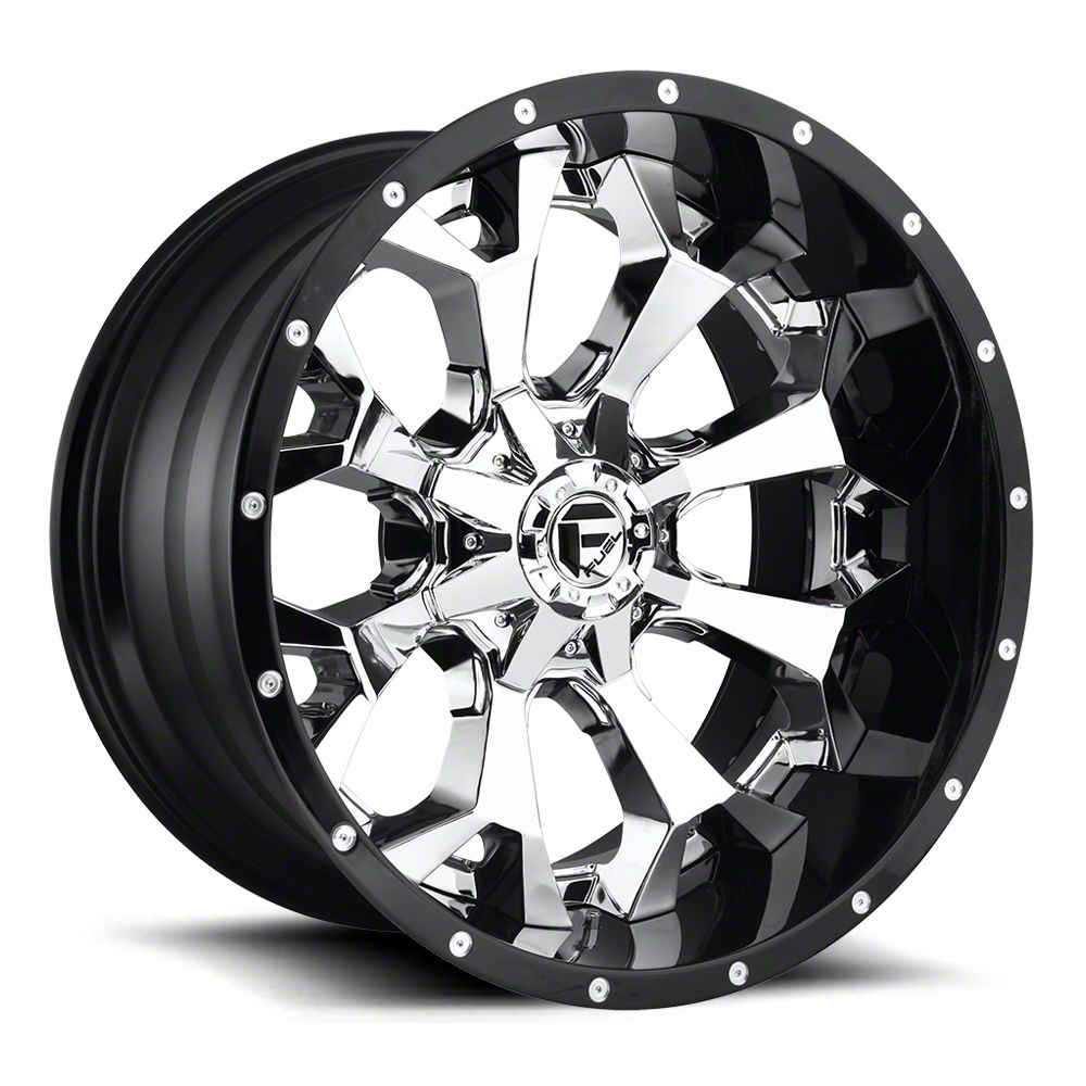 Fuel Wheels Silverado 2500 Assault Chrome with Gloss Black Lip 8Lug