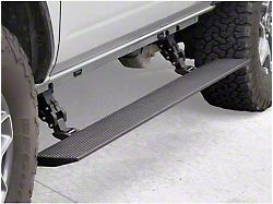 Go Rhino E-BOARD E1 Electric Running Boards; Textured Black (07-10 Sierra 2500 HD Crew Cab; 11-14 6.0L Sierra 2500 HD Crew Cab)