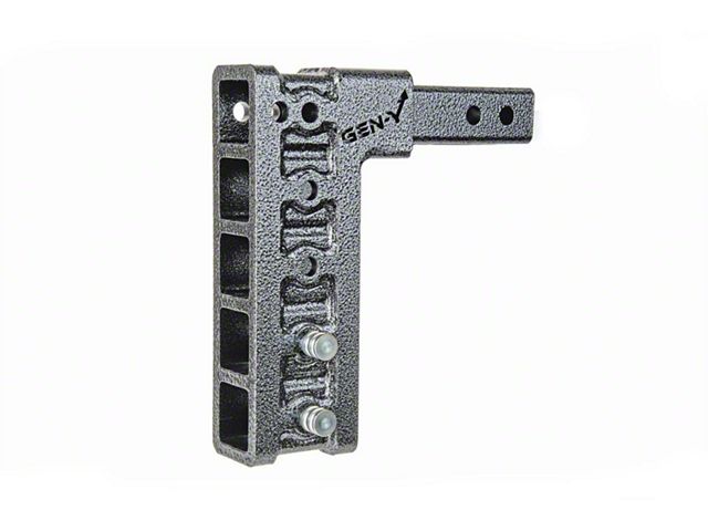 Gen-Y Hitch Mega-Duty 10K Adjustable 2-Inch Receiver Hitch Shank; 10-Inch Drop (Universal; Some Adaptation May Be Required)