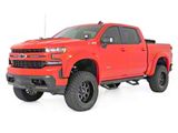 Rough Country SRX2 Adjustable Aluminum Side Step Bars; Textured Black (20-26 Silverado 3500 HD Crew Cab)
