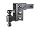 Gen-Y Hitch Mega-Duty 32K Adjustable 2.50-Inch Receiver Hitch Dual-Ball Mount with Pintle Lock; 6-Inch Offset Drop (Universal; Some Adaptation May Be Required)