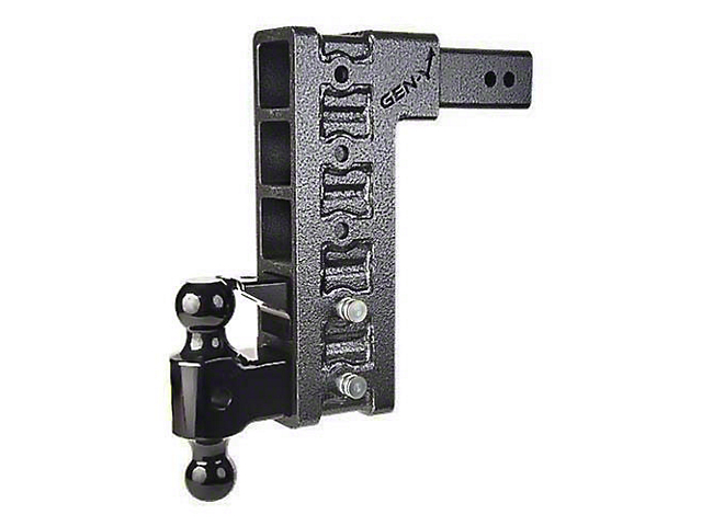 Gen-Y Hitch Mega-Duty 2.50-Inch Receiver Hitch 21K Adjustable Ball Mount; 12-Inch Drop (Universal; Some Adaptation May Be Required)