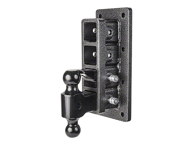 Gen-Y Hitch Mega-Duty 2.50-Inch Receiver Hitch Bolt-On 21K Adjustable Ball Mount with Pintle Lock; 9-Inch Drop (Universal; Some Adaptation May Be Required)