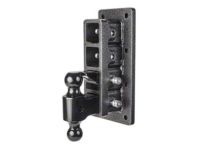 Gen-Y Hitch Mega-Duty Bolt-On 21K Adjustable 2.50-Inch Receiver Hitch Ball Mount with Pintle Lock; 9-Inch Drop (Universal; Some Adaptation May Be Required)