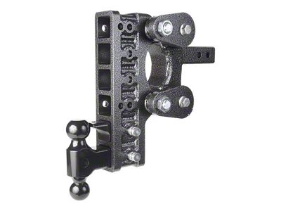 Gen-Y Hitch The BOSS Torsion-Flex 16K Adjustable 2-Inch Receiver Hitch Dual-Ball Mount with Pintle Lock and Stabilizer Bars; 17.50-Inch Drop (Universal; Some Adaptation May Be Required)