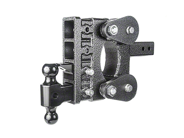 Gen-Y Hitch The Boss 2.50-Inch Receiver Hitch 21K Adjustable Torsion-Flex Ball Mount; 6-Inch Drop (Universal; Some Adaptation May Be Required)