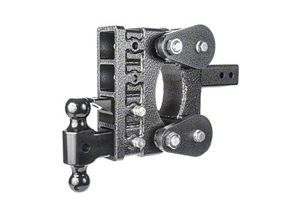 Gen-Y Hitch The BOSS Torsion-Flex 21K Adjustable 2.50-Inch Receiver Hitch Dual-Ball Mount with Pintle Lock; 6-Inch Drop (Universal; Some Adaptation May Be Required)