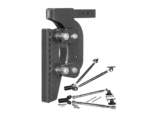 Gen-Y Hitch The Boss Weight Distribution Torsion-Flex 2.50-Inch Receiver Hitch with Stabilizer Bars; 19-Inch Drop (Universal; Some Adaptation May Be Required)