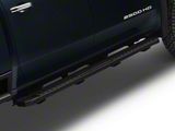 6-Inch Wide Flat Running Boards; Black (20-26 Sierra 3500 HD Crew Cab)