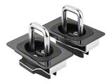 Flush Fit Retractable Tie Down Anchors; Front Only (15-26 Silverado 3500 HD)