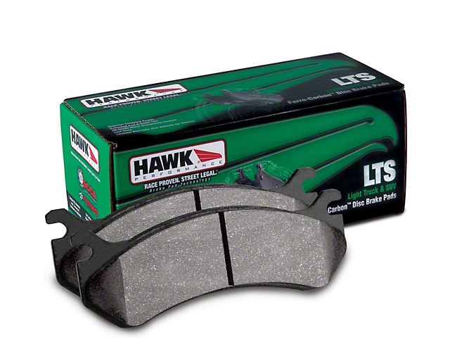 Hawk Performance LTS Brake Pads; Rear Pair (07-10 Sierra 2500 HD SRW)