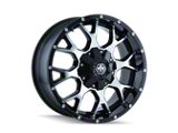 Mayhem Wheels Warrior Gloss Black Milled 8-Lug Wheel; 20x9; 18mm Offset (19-26 RAM 2500)