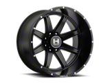 Hostile Alpha Asphalt 8-Lug Wheel; 22x12; -44mm Offset (20-26 Silverado 3500 HD SRW)