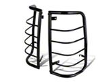 Tail Light Guards; Black (01-06 Silverado 2500 HD)