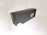 Single 10-Inch Down Fire Ported Subwoofer Box; Carpeted (15-19 Silverado 3500 HD Crew Cab)