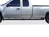 6-Inch iStep Wheel-to-Wheel Running Boards; Black (07-19 Silverado 2500 HD Extended/Double Cab w/ 8-Foot Long Box)