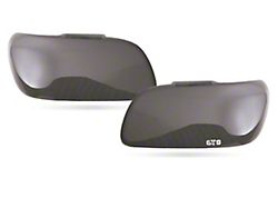 Headlight Covers; Carbon Fiber Look (07-13 Sierra 1500)