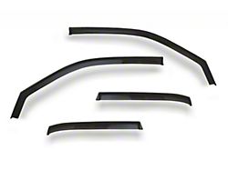 Ventgard Sport Window Deflectors; Carbon Fiber Look; Front and Rear (07-13 Silverado 1500 Extended Cab)