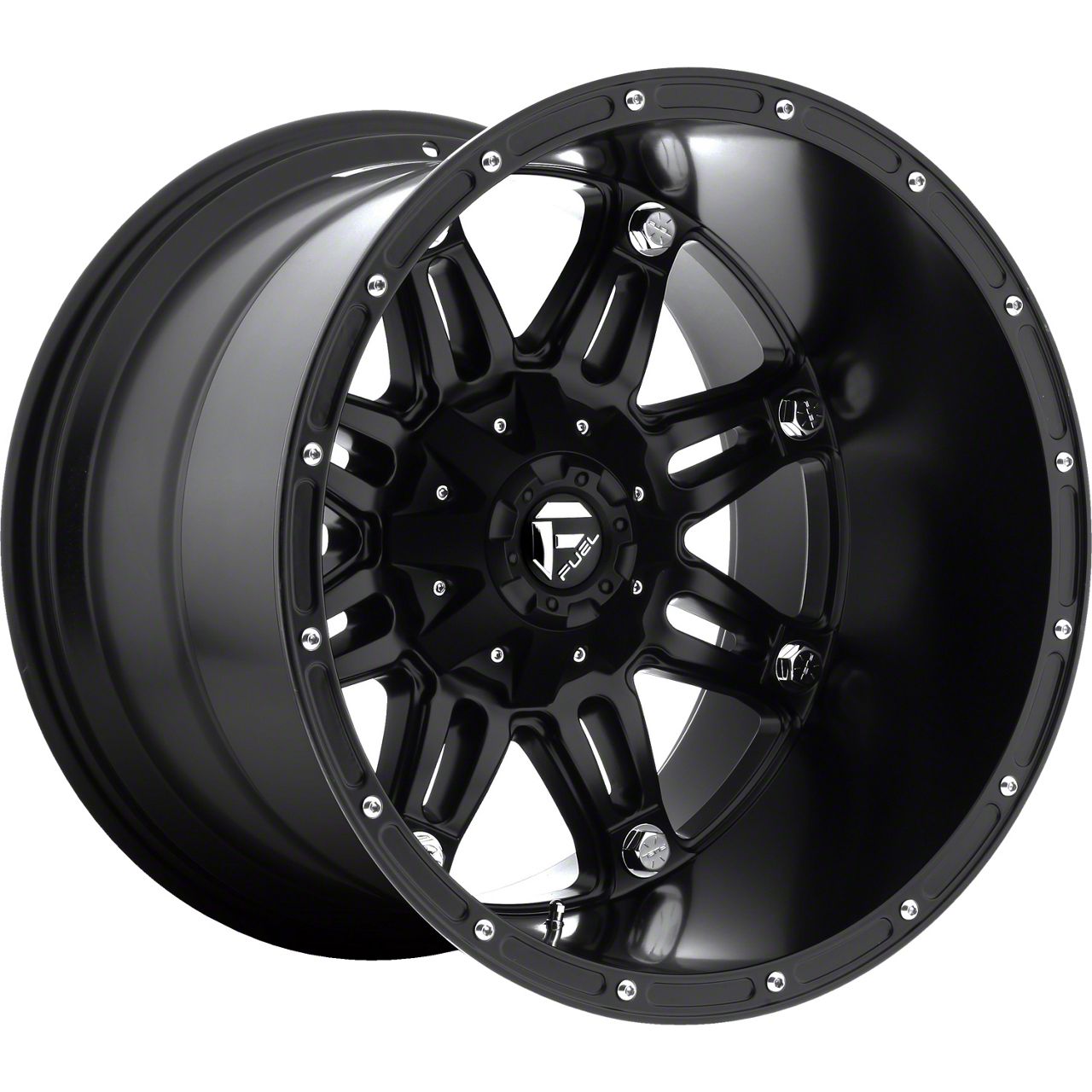 Fuel Wheels RAM 3500 Hostage Matte Black 8Lug Wheel; 20x14; 76mm