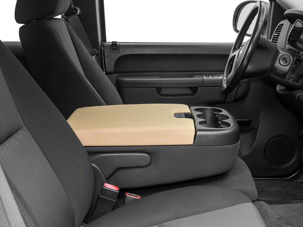 RedRock Replacement Leather Center Console Cover Only; Tan (0714