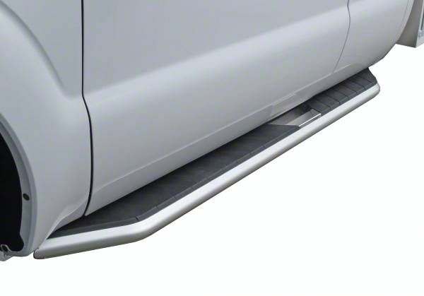 Silverado 3500 STX300 Running Boards; Stainless Steel (20-21 Silverado ...