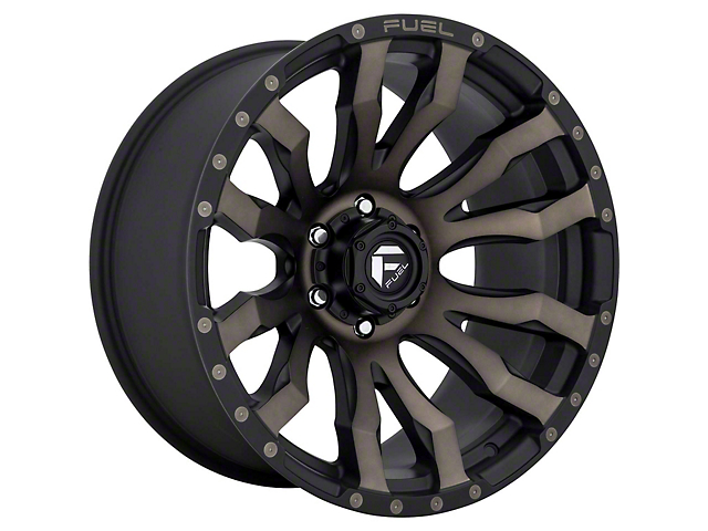 Fuel Wheels Blitz Matte Black Double Dark Tint 8-Lug Wheel; 18x9; 1mm Offset (15-19 Sierra 2500 HD)