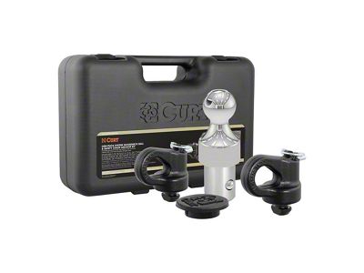 OEM Puck System 2-5/16-Inch Gooseneck Ball and Safety Chain Anchor Kit (16-24 Titan XD w/ 5th Wheel Prep Package)