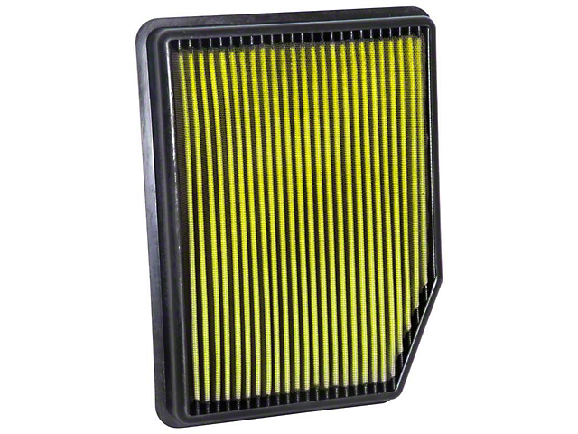 Airaid Direct Fit Replacement Air Filter; Yellow SynthaFlow Oiled Filter (20-23 6.6L Gas Sierra 3500 HD)